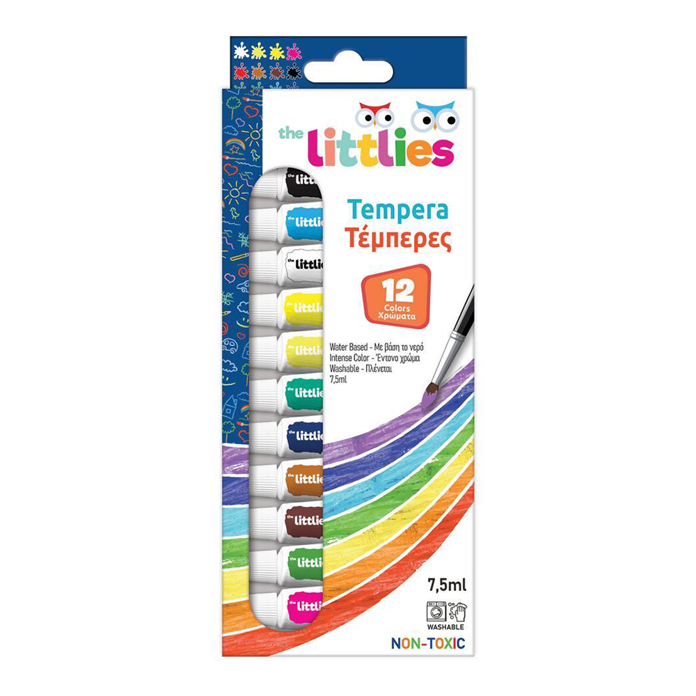 THE LITTLESΤέμπερα 7.5Ml 12 Χρώματα The Littliespapell.gr